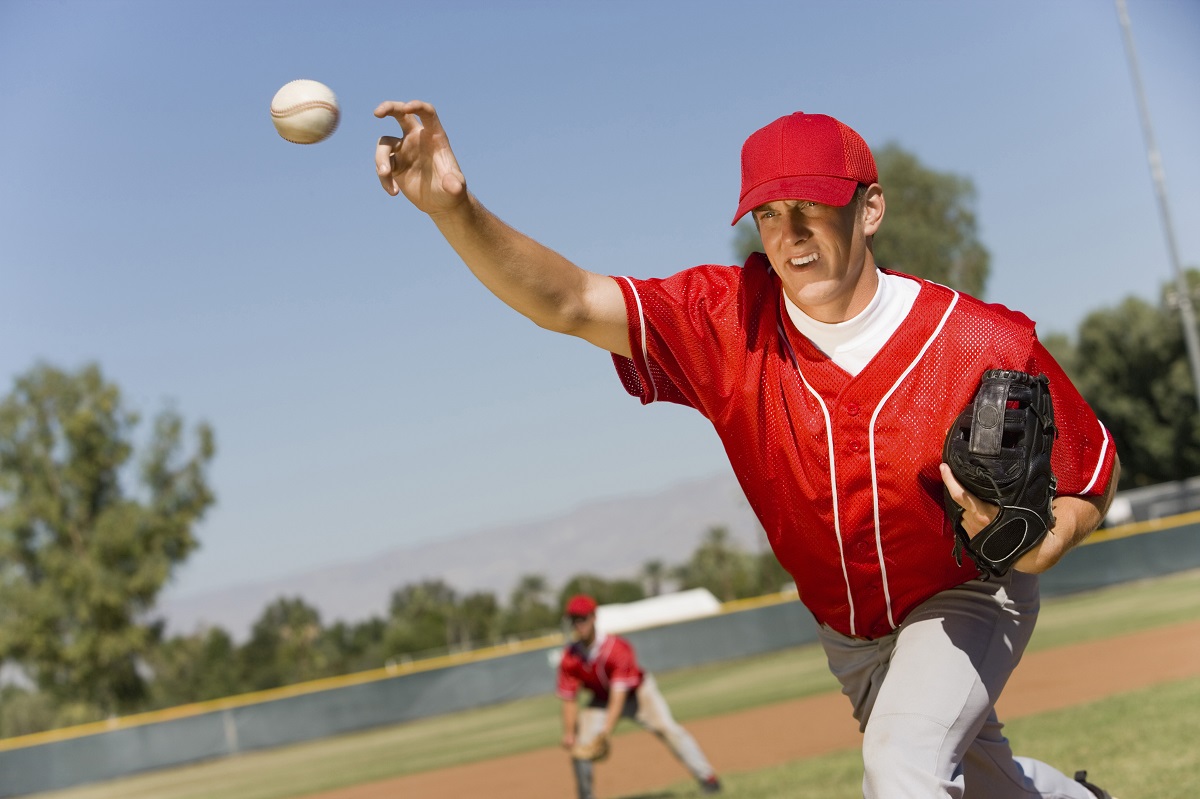 baseball player in the field