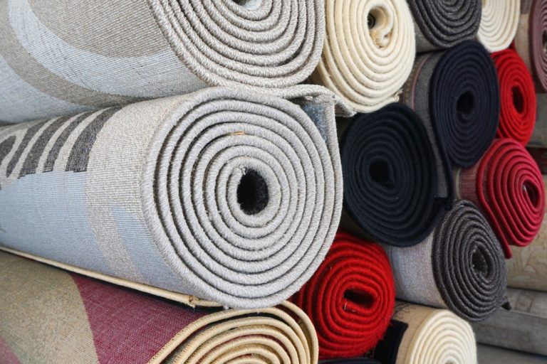 rugs rolled