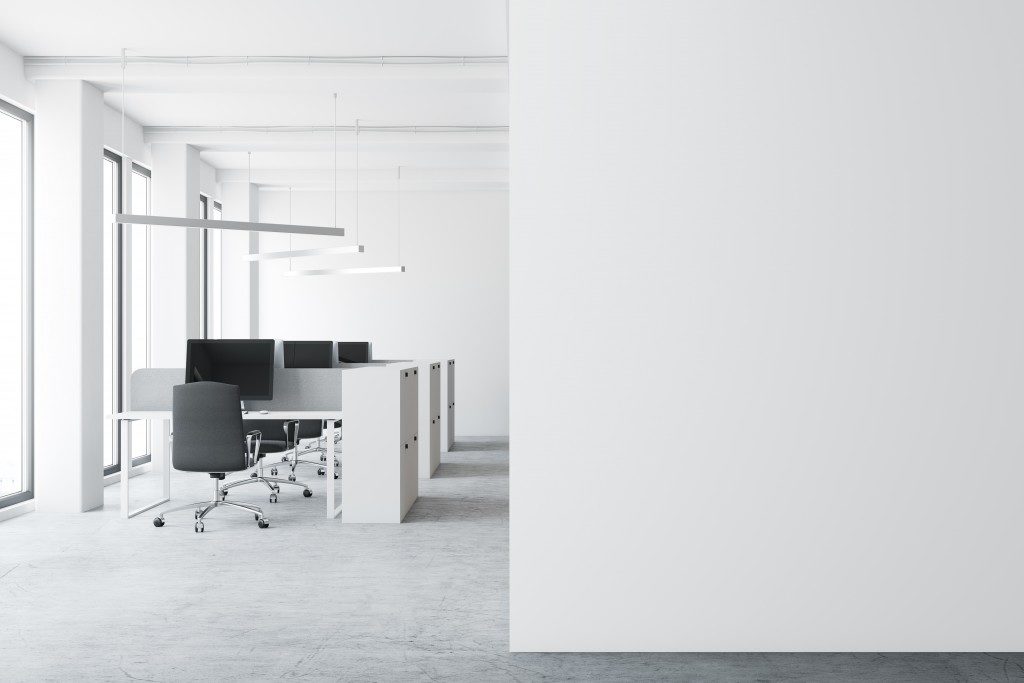 minimalistic working space