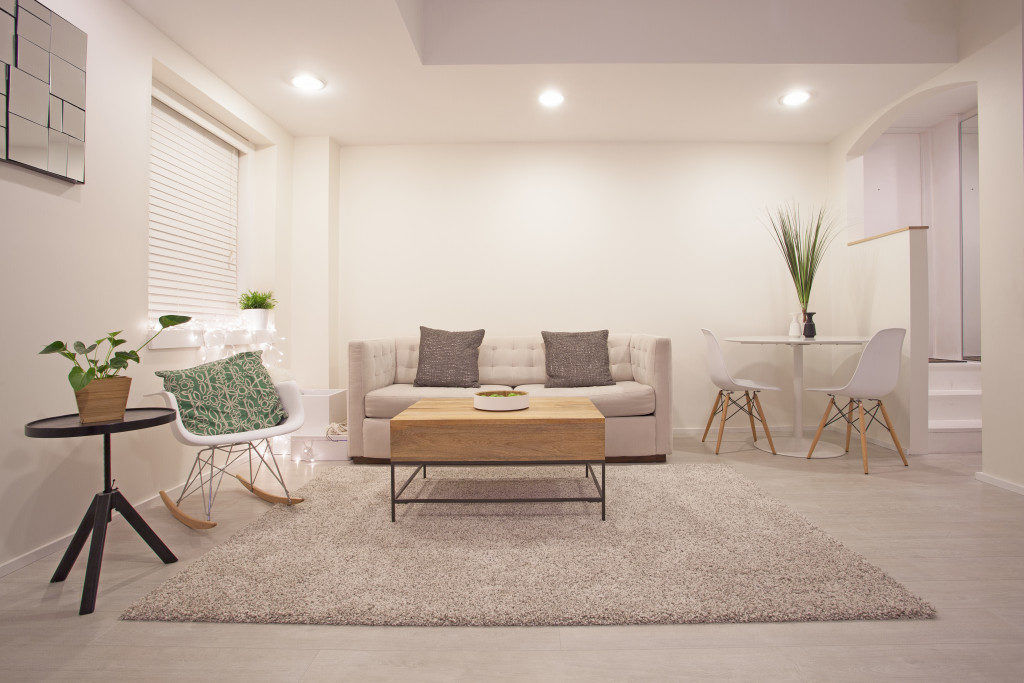 modern designed living room