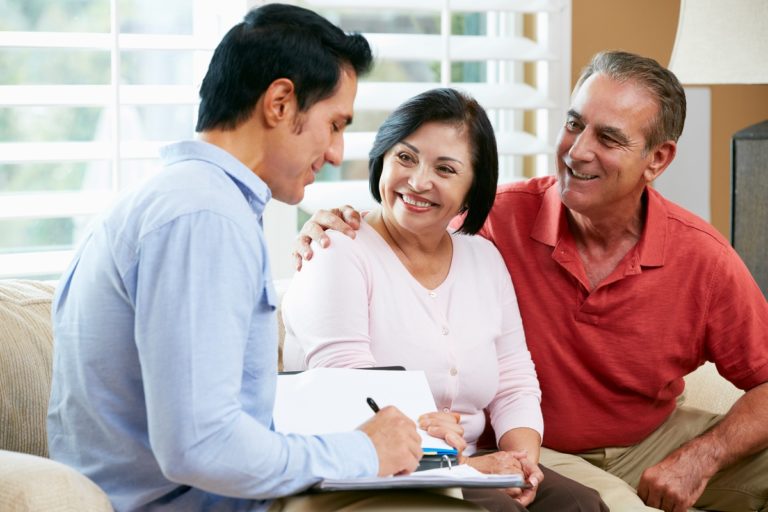 couple planning for retirement